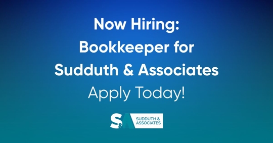 Join Our Team: Bookkeeper Position at Sudduth & Associates